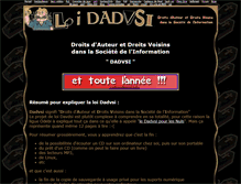 Tablet Screenshot of dadvsi.xavbox.info